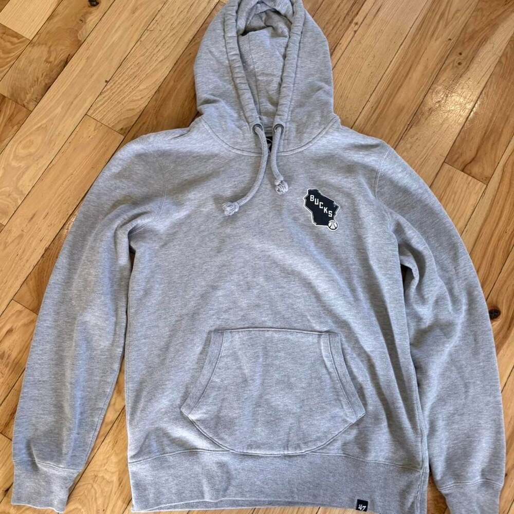47 Brand Milwaukee Bucks Pullover Hoodie Kids XL